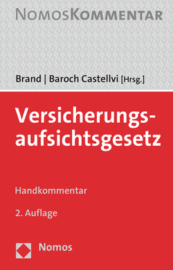 Versicherungsaufsichtsgesetz von Baroch Castellvi,  Manuel, Brand,  Oliver