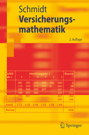 Versicherungsmathematik von Schmidt,  Klaus D.