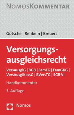 Versorgungsausgleichsrecht von Breuers,  Christian, Götsche,  Frank, Rehbein,  Frank