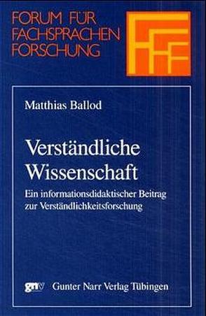 Verständliche Wissenschaft von Ballod,  Matthias