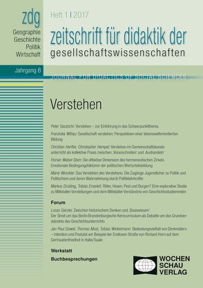 Verstehen von Gautschi,  Peter, Rhode-Jüchtern,  Tilman, Sander,  Wolfgang, Weber,  Birgit