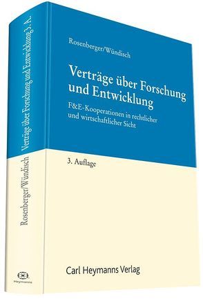 Verträge über Forschung und Entwicklung von Rosenberger,  Hans-Peter, Wündisch,  Sebastian