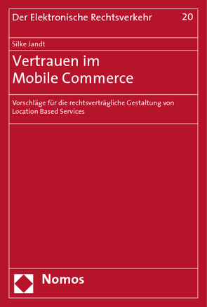 Vertrauen im Mobile Commerce von Jandt,  Silke