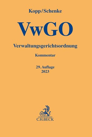 Verwaltungsgerichtsordnung von Hug,  Christian, Kopp,  Ferdinand O., Ruthig,  Josef, Schenke,  Ralf P., Schenke,  Wolf-Rüdiger