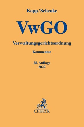 Verwaltungsgerichtsordnung von Hug,  Christian, Kopp,  Ferdinand O., Ruthig,  Josef, Schenke,  Ralf P., Schenke,  Wolf-Rüdiger