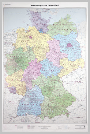 Verwaltungskarte Deutschland 1 : 750 000 von BKG - Bundesamt für Kartographie und Geodäsie