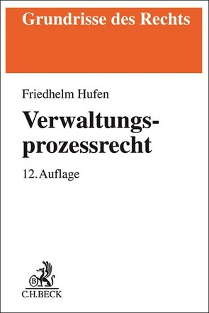 Verwaltungsprozessrecht von Hufen,  Friedhelm