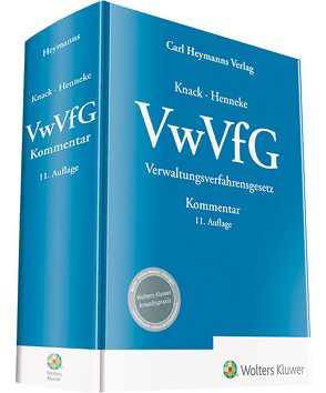 Verwaltungsverfahrensgesetz – VwVfG von Berger,  Dr. Ariane, Henneke,  Prof. Dr. Hans-Günter, Peuker,  Dr. Enrico, Ritgen,  Dr. Klaus, Ruffert,  Prof. Dr. Matthias, Schink,  Prof. Dr. Alexander, Schliesky,  Prof. Dr. Utz