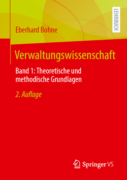 Verwaltungswissenschaft von Bohne,  Eberhard