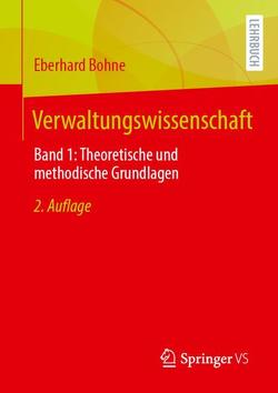 Verwaltungswissenschaft von Bohne,  Eberhard