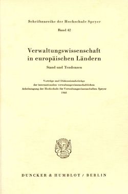 Verwaltungswissenschaft in europäischen Ländern.