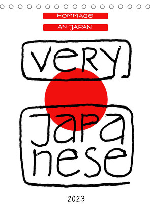 Very Japanese – Hommage an Japan (Tischkalender 2023 DIN A5 hoch) von Peters,  Rike