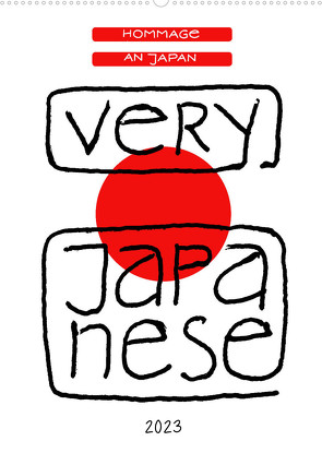 Very Japanese – Hommage an Japan (Wandkalender 2023 DIN A2 hoch) von Peters,  Rike