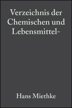 Verzeichnis der Chemischen und Lebensmittel- Untersuchungsämter in der Bundesrepublik Deutschland von Miethke,  Hans