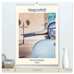Vesporträt (hochwertiger Premium Wandkalender 2024 DIN A2 hoch), Kunstdruck in Hochglanz von Borghini (Photoinvespa),  Simone