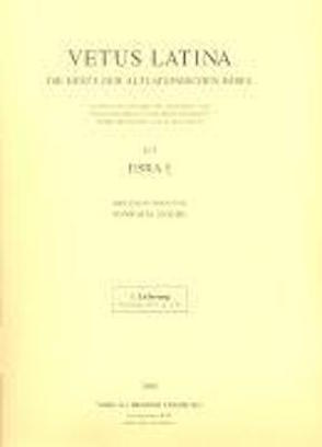 Vetus Latina. Die Reste der altlateinischen Bibel. Nach Petrus Sabatier / Esra I von Gesche,  Bonifatia