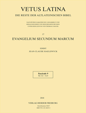 Vetus Latina. Die Reste der altlateinischen Bibel. Nach Petrus Sabatier / Sapientia Salomonis, Sirach (Ecclesiasticus) / Sirach (Ecclesiasticus) von Thiele,  Walter