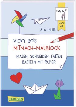 Vicky Bo’s Mitmach-Malblock Papier von Bo,  Vicky