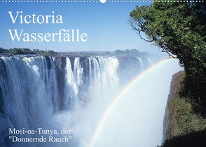 Victoria Wasserfälle, Mosi-oa-Tunya der „Donnernde Rauch“AT-Version (Wandkalender 2023 DIN A2 quer) von T. Frank,  Roland