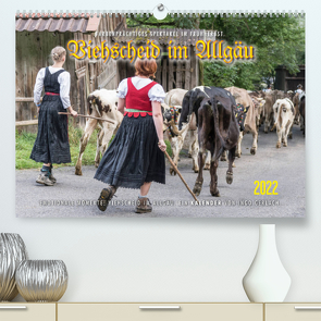 Viehscheid im Allgäu. (Premium, hochwertiger DIN A2 Wandkalender 2022, Kunstdruck in Hochglanz) von Gerlach,  Ingo