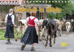 Viehscheid im Allgäu. (Tischkalender 2021 DIN A5 quer) von Gerlach,  Ingo