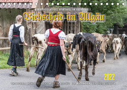 Viehscheid im Allgäu. (Tischkalender 2022 DIN A5 quer) von Gerlach,  Ingo