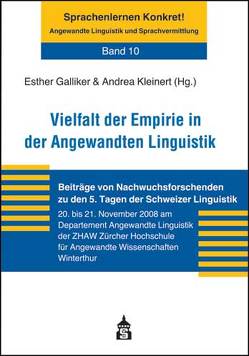 Vielfalt der Empirie in der Angewandten Linguistik von Galliker,  Esther, Kleinert,  Andrea