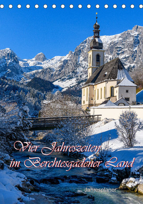 Vier Jahreszeiten im Berchtesgadener Land (Tischkalender 2024 DIN A5 hoch), CALVENDO Monatskalender von Wilczek,  Dieter