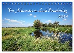 Vier Jahreszeiten im Land Brandenburg (Tischkalender 2024 DIN A5 quer), CALVENDO Monatskalender von Frost,  Anja