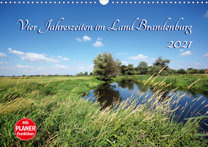 Vier Jahreszeiten im Land Brandenburg (Wandkalender 2021 DIN A3 quer) von Frost,  Anja
