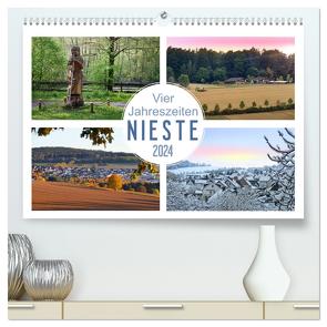 Vier Jahreszeiten, Nieste (hochwertiger Premium Wandkalender 2024 DIN A2 quer), Kunstdruck in Hochglanz von Löwer,  Sabine