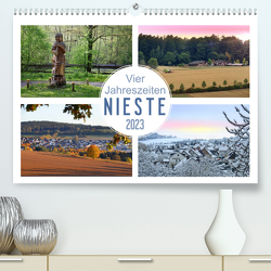 Vier Jahreszeiten, Nieste (Premium, hochwertiger DIN A2 Wandkalender 2023, Kunstdruck in Hochglanz) von Löwer,  Sabine