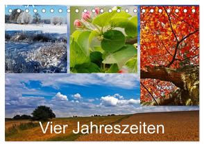 Vier Jahreszeiten (Tischkalender 2024 DIN A5 quer), CALVENDO Monatskalender von Dembkowski,  Bernd