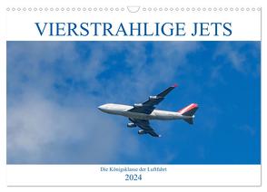 Vierstrahlige Jets (Wandkalender 2024 DIN A3 quer), CALVENDO Monatskalender von Simlinger,  Wolfgang
