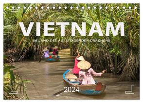 VIETNAM – Im Land des aufsteigenden Drachens (Tischkalender 2024 DIN A5 quer), CALVENDO Monatskalender von Weigt,  Mario