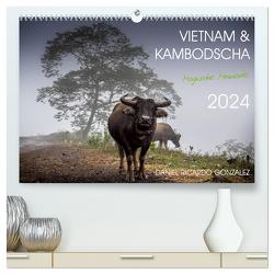 Vietnam und Kambodscha – Magische Momente. (hochwertiger Premium Wandkalender 2024 DIN A2 quer), Kunstdruck in Hochglanz von Ricardo González Photography,  Daniel