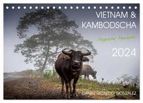 Vietnam und Kambodscha – Magische Momente. (Tischkalender 2024 DIN A5 quer), CALVENDO Monatskalender von Ricardo González Photography,  Daniel