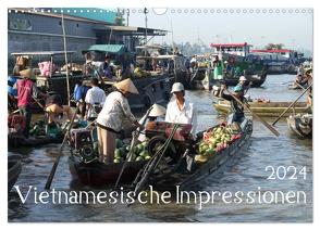 Vietnamesische Impressionen (Wandkalender 2024 DIN A3 quer), CALVENDO Monatskalender von Goldscheider,  Stefanie