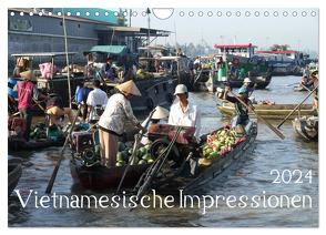 Vietnamesische Impressionen (Wandkalender 2024 DIN A4 quer), CALVENDO Monatskalender von Goldscheider,  Stefanie