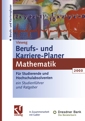 Vieweg Berufs- und Karriere-Planer 2003: Mathematik von Haite,  Christine, Kramer,  Regine