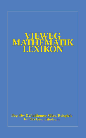 Vieweg-Mathematik-Lexikon von Kerner,  Otto