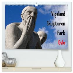 Vigeland Skulpturen Park Oslo (hochwertiger Premium Wandkalender 2024 DIN A2 quer), Kunstdruck in Hochglanz von M. Laube,  Lucy
