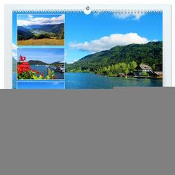 Villach und Weissensee – Stadt, Land, Berge und Seen (hochwertiger Premium Wandkalender 2024 DIN A2 quer), Kunstdruck in Hochglanz von Gillner,  Martin