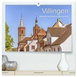 Villingen – historische und moderne Zähringerstadt (hochwertiger Premium Wandkalender 2024 DIN A2 quer), Kunstdruck in Hochglanz von Brunner-Klaus,  Liselotte