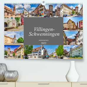 Villingen-Schwenningen Stadtansichten (Premium, hochwertiger DIN A2 Wandkalender 2022, Kunstdruck in Hochglanz) von Meutzner,  Dirk