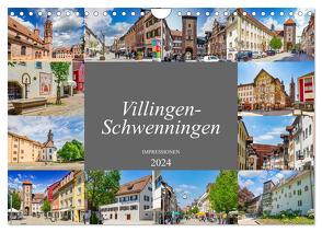 Villingen-Schwenningen Stadtansichten (Wandkalender 2024 DIN A4 quer), CALVENDO Monatskalender von Meutzner,  Dirk