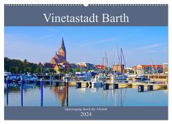 Vinetastadt Barth – Spaziergang durch die historische Stadt (Wandkalender 2024 DIN A2 quer), CALVENDO Monatskalender von LianeM,  LianeM
