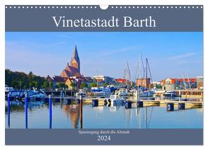 Vinetastadt Barth – Spaziergang durch die historische Stadt (Wandkalender 2024 DIN A3 quer), CALVENDO Monatskalender von LianeM,  LianeM