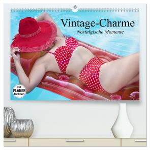Vintage-Charme. Nostalgische Momente (hochwertiger Premium Wandkalender 2024 DIN A2 quer), Kunstdruck in Hochglanz von Stanzer,  Elisabeth