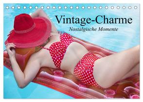 Vintage-Charme. Nostalgische Momente (Tischkalender 2024 DIN A5 quer), CALVENDO Monatskalender von Stanzer,  Elisabeth